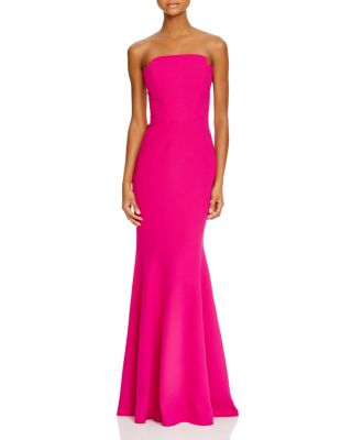 Jill Jill Stuart Strapless Crepe Gown