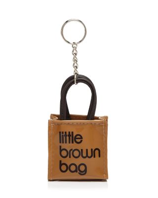 Bloomingdale's Little Brown Bag Key Fob