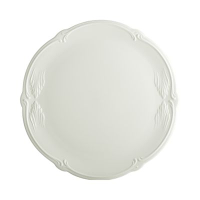 Gien France Rocaille White Cake Platter