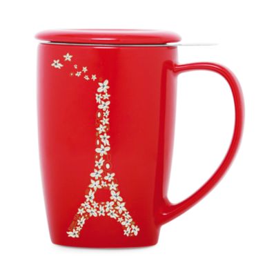 Kusmi Tea French Mug with Lid & Strainer