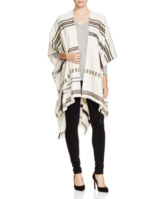 Tory Burch Convertible Jacquard Poncho