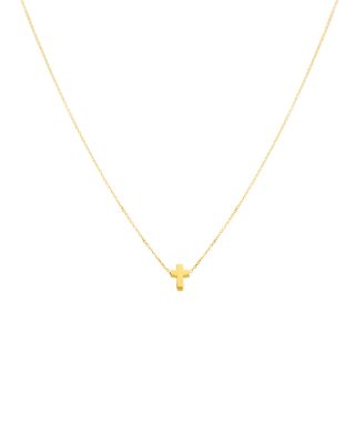 TOUS Mini Cross Necklace, 16