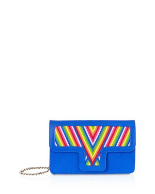 Lili Radu V-Pattern Chain Convertible Clutch