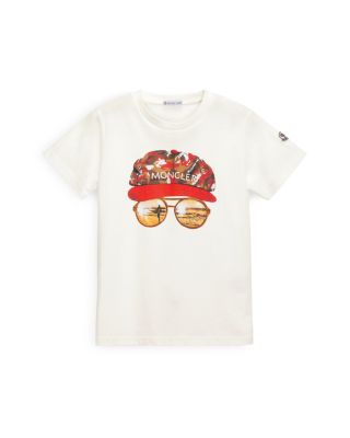 Moncler Boys' Hat and Shades Tee - Sizes 4-14