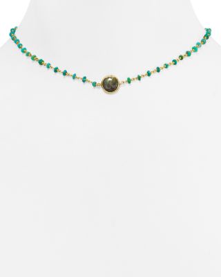 Ela Rae Libi Turquoise Necklace, 13.5