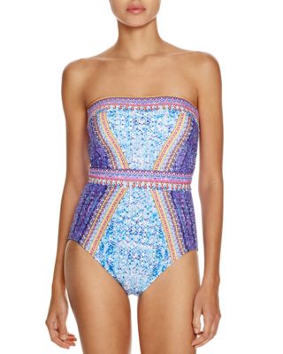 Gottex Marakesh Express Bandeau One Piece Swimsuit