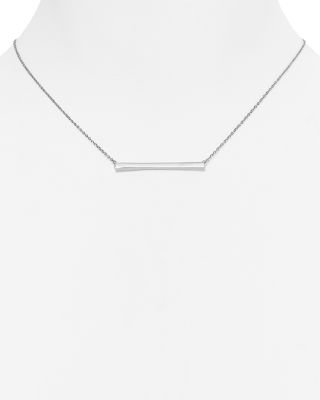 Argento Vivo Straight Bar Pendant Necklace, 16