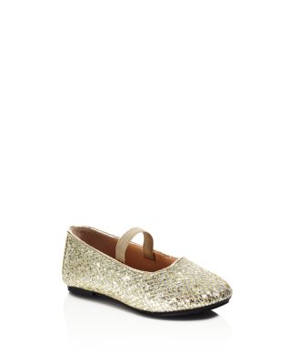 IVANKA TRUMP Girls' Metallic Park Ballet Flats - Toddler