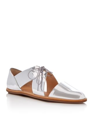 Loeffler Randall Willa Mirror Metallic Cutout Oxfords