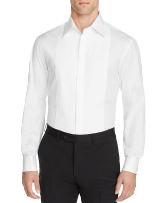 Armani Collezioni Armani Classic Fit Tuxedo Shirt with French Cuffs