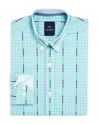 TailorByrd Boys' Check & Stripe Shirt - Sizes 8-18