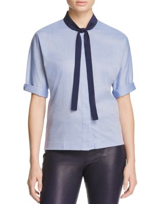 Elizabeth and James Tessie Tie Neck Top