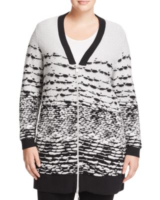 Marina Rinaldi Oleina Zip Front Sweater