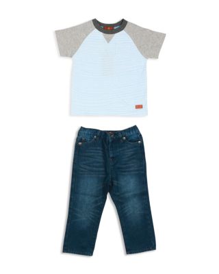 7 For All Mankind Boys' Colorblocked Tee & Jeans Set - Sizes 2T-4T