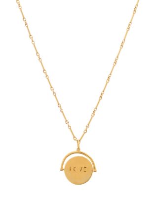 Lulu DK Love Charm Spinner Pendant Necklace, 18