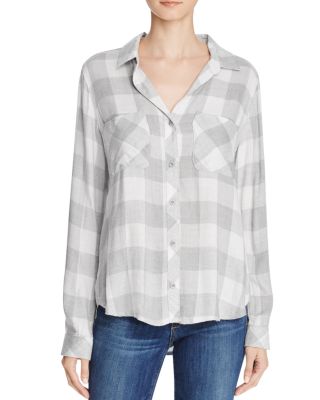 Bella Dahl Plaid Button Down Shirt