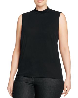 Eileen Fisher Plus Mock Neck Tank