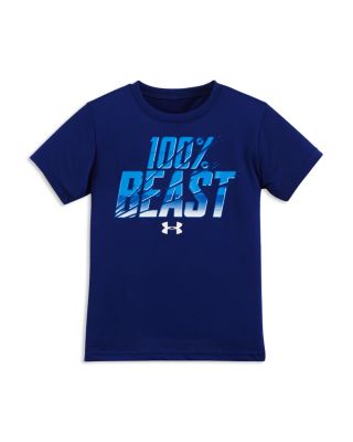 Under Armour Boys' 100% Beast Tech Tee - Sizes 4-7