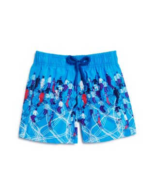 Vilebrequin Boys' Jim Ski Print Swim Trunks - Sizes 2-8