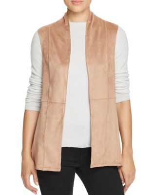 B Collection by Bobeau Junya Seamed Faux Suede Vest