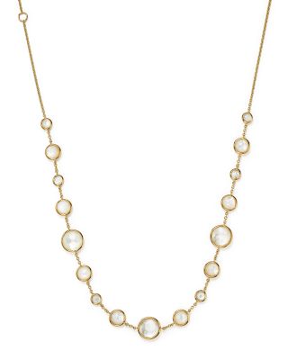 IPPOLITA 18K Yellow Gold Lollipop® Lollitini Short Necklace with Mother-of-Pearl Doublet and Mother-of-Pearl, 16