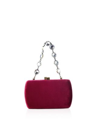 SERPUI Katy Velvet Clutch