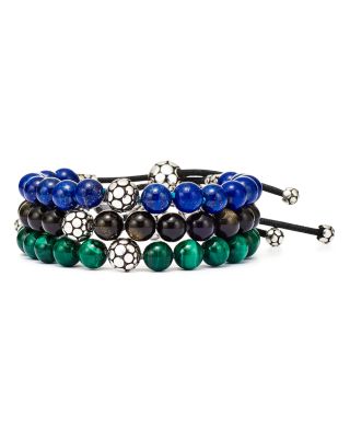 John Hardy Sterling Silver Dot Bead Bracelets