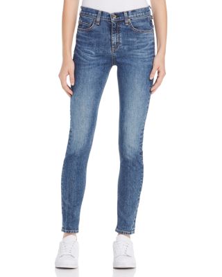 rag & bone/JEAN The High Rise Dre Slim Boyfriend Jeans in Worn