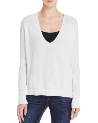 rag & bone/JEAN Taylor Washed V-Neck Sweater