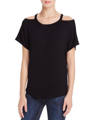 rag & bone/JEAN Cutout Short Sleeve Tee