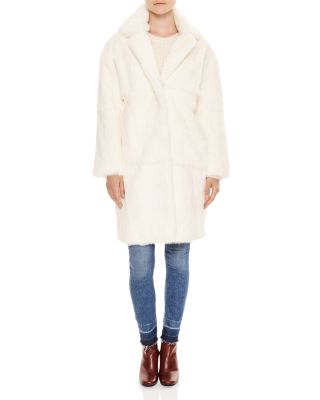 Sandro Kingdom Fur Coat