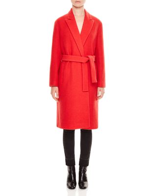 Sandro Morrison Belted Coat