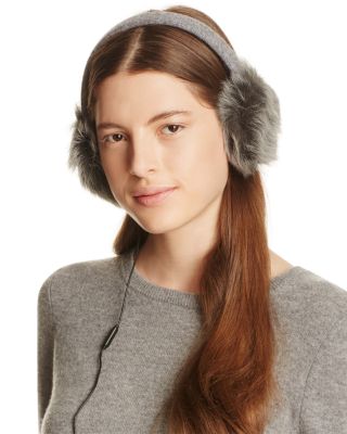 UGG® Shearling Sheepskin Earmuffs with Wired Headphones 