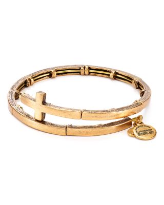 Alex and Ani Cross Metal Wrap Bracelet