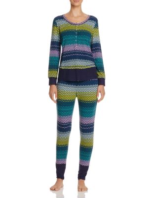 Josie Stripe Fireside Henley Pajama Set