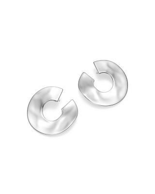 IPPOLITA Sterling Silver Senso Open Wavy Disc Drop Earrings