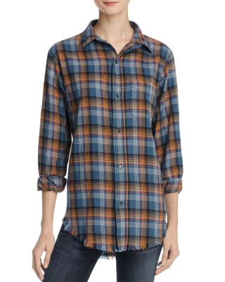 Current/Elliott The Prep School Plaid Shirt