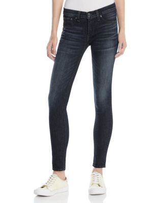 rag & bone/JEAN Skinny Jeans in Black Rae