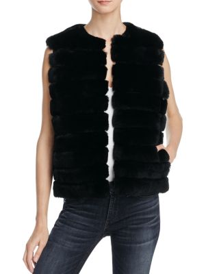 Meteo by Yves Salomon Cropped Fur Vest