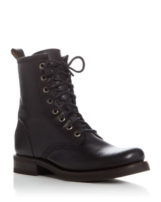 Frye Veronica Lace Up Combat Booties