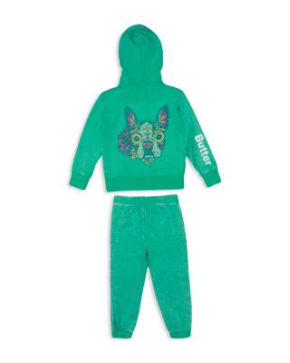 Butter Girls' Dog Hoodie & Jogger - Sizes 2-4T