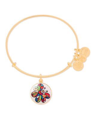 Alex and Ani Art Infusion Romero Britto Butterfly Expandable Wire Bangle