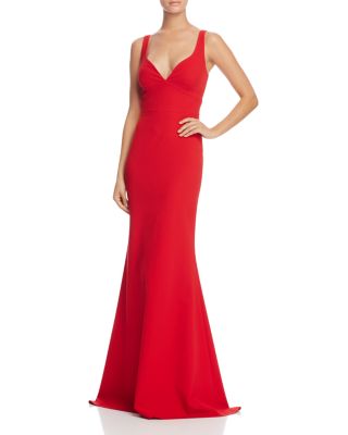 Jill Jill Stuart V-Neck Gown