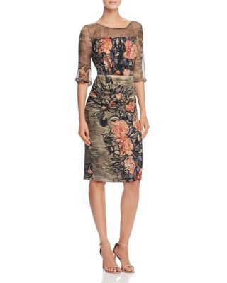 Tracy Reese Floral Print Dress