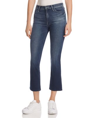 MOTHER The Insider Crop Jeans in Repeating Love