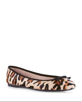 HOBBS LONDON Prior Leopard Calf Hair Ballet Flats