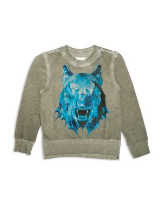 Diesel Boys' Suqui Wolf French Terry Pullover - Sizes 4-16