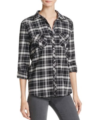 Soft Joie Sharmia Plaid Cotton Shirt