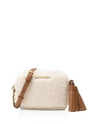 MICHAEL Michael Kors Jet Set Travel Small Chain Shearling Crossbody