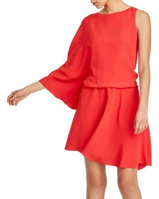 HALSTON HERITAGE One Sleeve Dress